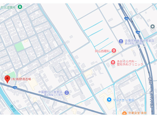 板野酒造場　蔵祭り　駐車場地図